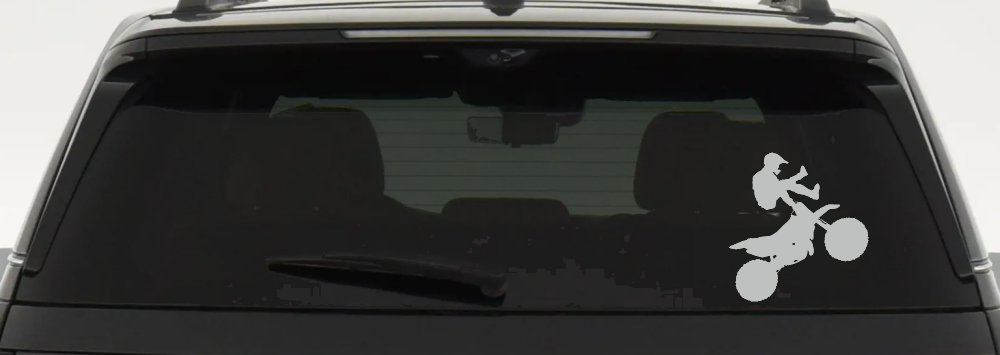 Moto X Freestyle Trick Car or Truck Window Decal Sticker