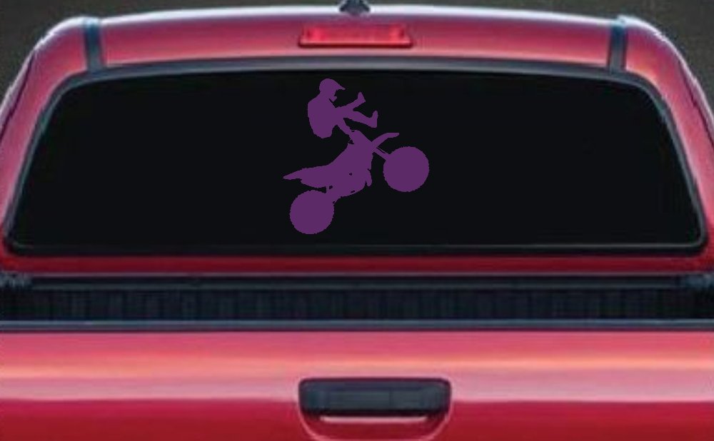 Moto X Freestyle Trick Car or Truck Window Decal Sticker