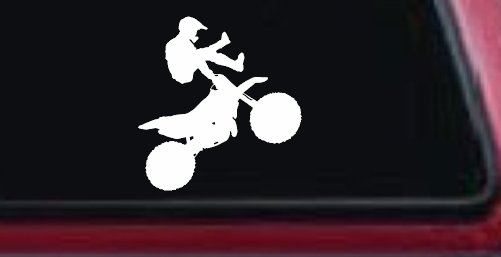 Moto X Freestyle Trick Car or Truck Window Decal Sticker