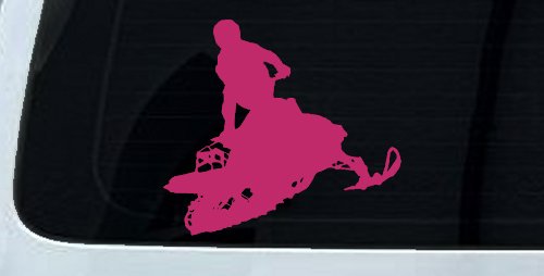 Snowmobile Trick Sports Car or Truck Window Decal Sticker