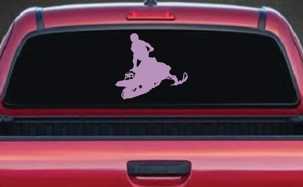 Snowmobile Trick Sports Car or Truck Window Decal Sticker