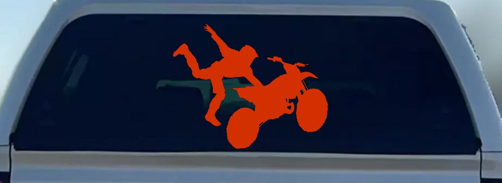 Moto X Freestyle Trick Car or Truck Window Decal Sticker