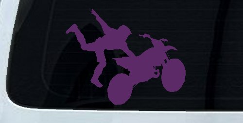 Moto X Freestyle Trick Decal Car Truck Window Vinyl Sticker (Violet)