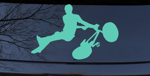 BMX Trick Car or Truck Window Decal Sticker (Mint)