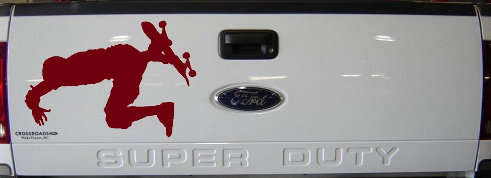 Skateboarding Car or Truck Window Decal Sticker
