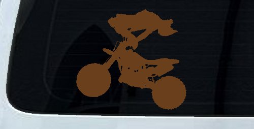 Moto X Freestyle Trick Car or Truck Window Decal Sticker (Copper)