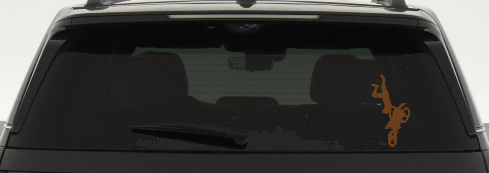 Moto X Freestyle Trick Car or Truck Window Decal Sticker