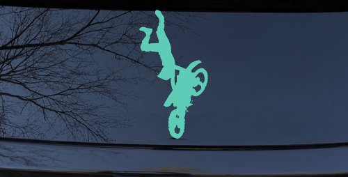 Moto X Freestyle Trick Car or Truck Window Decal Sticker