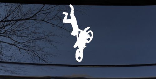 Moto X Freestyle Trick Car or Truck Window Decal Sticker