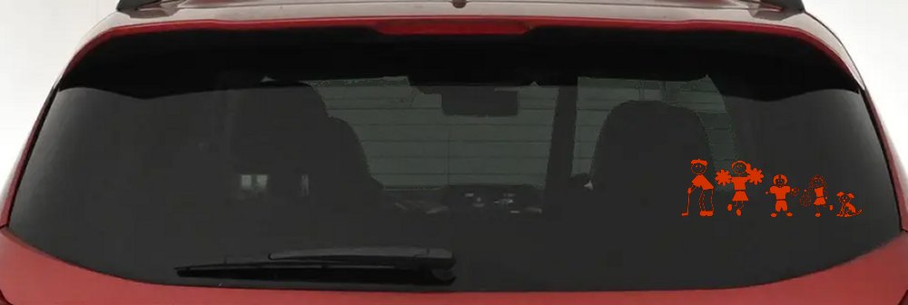 Golfing Dad Stick Family Car or Truck Window Decal Sticker