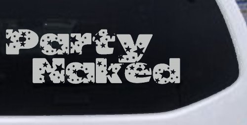 Party Naked Car or Truck Window Decal Sticker