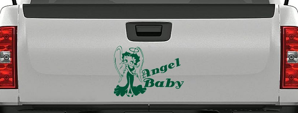 Betty Boop Angel Baby Lady Biker Car or Truck Window Decal Sticker