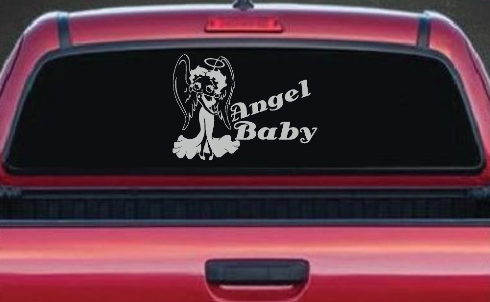Betty Boop Angel Baby Lady Biker Car or Truck Window Decal Sticker