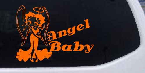 Betty Boop Angel Baby Lady Biker Car or Truck Window Decal Sticker