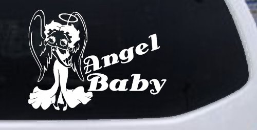 Betty Boop Angel Baby Lady Biker Car or Truck Window Decal Sticker