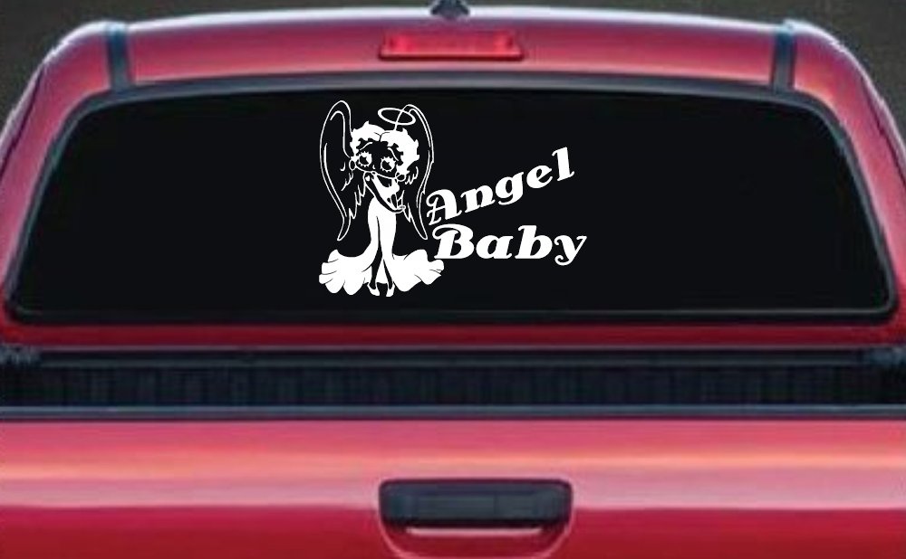 Betty Boop Angel Baby Lady Biker Car or Truck Window Decal Sticker