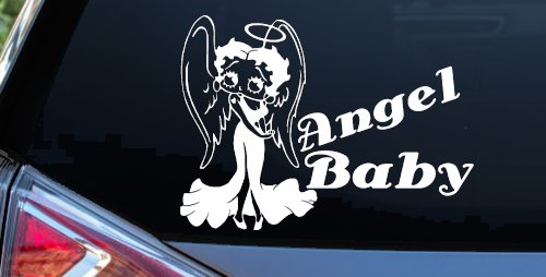 Betty Boop Angel Baby Lady Biker Car or Truck Window Decal Sticker