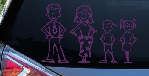 Stick Family Stick Family Car or Truck Window Decal Sticker