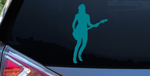Guitar Player Car or Truck Window Decal Sticker