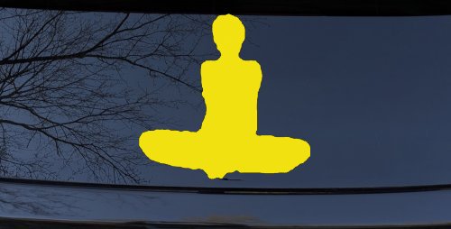 Yoga Pose Car or Truck Window Decal Sticker