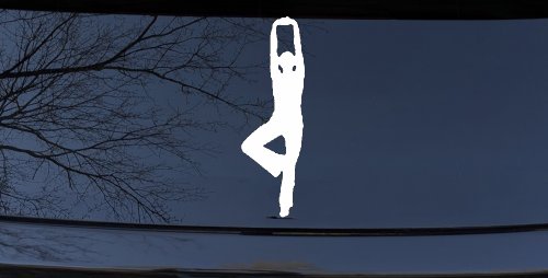 Yoga Pose Car or Truck Window Decal Sticker