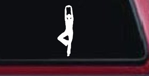 Yoga Pose Car or Truck Window Decal Sticker
