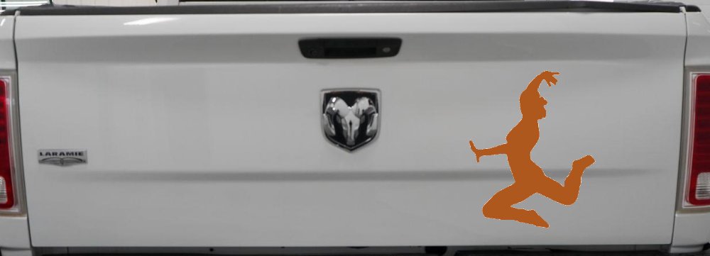 Dancer Car Truck Window Vinyl Decal Sticker Graceful Dance Art (Nut Brown)