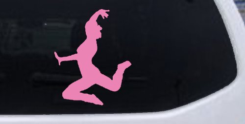 Dancer Car or Truck Window Decal Sticker (Pink)