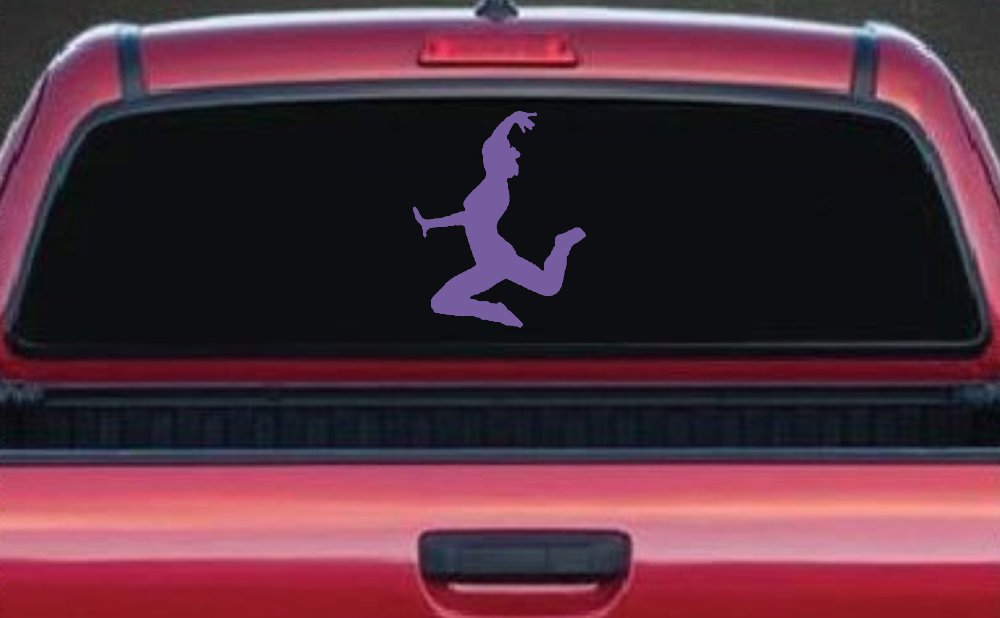 Dancer Car or Truck Window Decal Sticker (Purple)