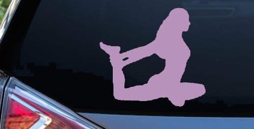 Yoga Pose Car or Truck Window Decal Sticker (Lilac)