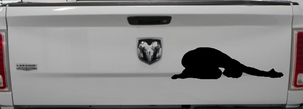 Yoga Pose Car or Truck Window Decal Sticker