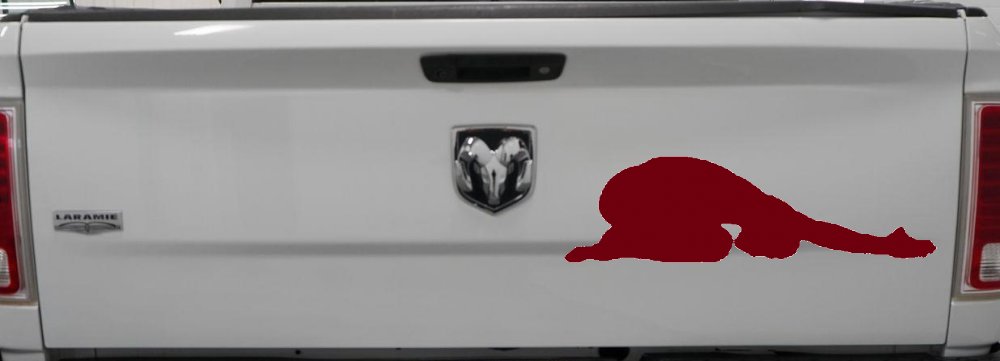 Yoga Pose Car or Truck Window Decal Sticker (Burgundy)