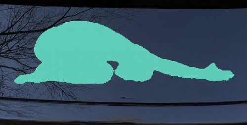 Yoga Pose Car or Truck Window Decal Sticker (Mint)