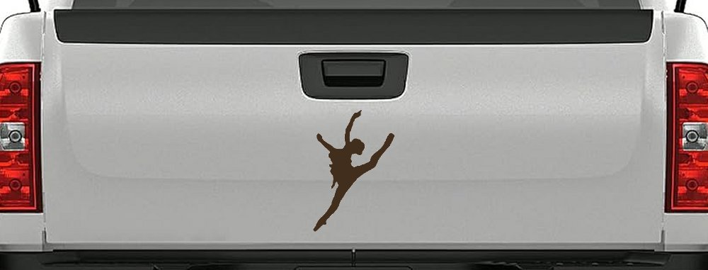 Dancer Car or Truck Window Decal Sticker (Brown)