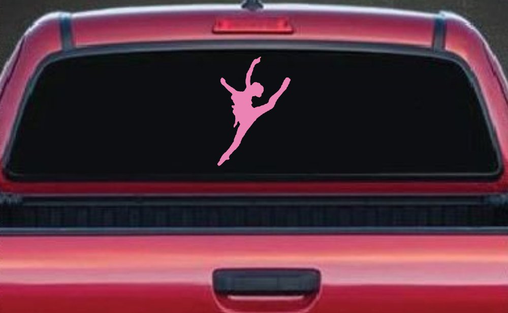 Dancer Car or Truck Window Decal Sticker (Pink)