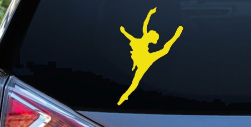 Dancer Vinyl Decal for Cars & Trucks - Express Your Passion (Yellow)