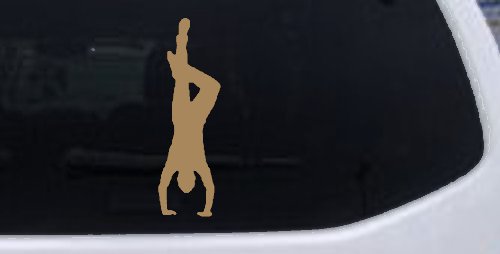 Dancer Hand Stand Car or Truck Window Decal Sticker