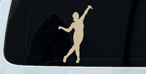 Dancer Car or Truck Window Decal Sticker (Desert Sand)