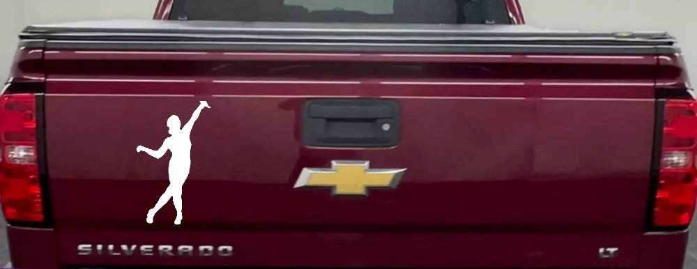 Dancer Car or Truck Window Decal Sticker