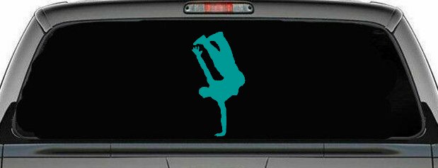 Dancer One Hand Stand Car or Truck Window Decal Sticker