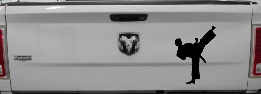 Karate Ninja Car or Truck Window Decal Sticker