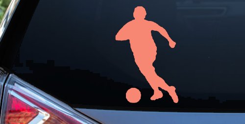 Soccer Player Sports Car or Truck Window Decal Sticker