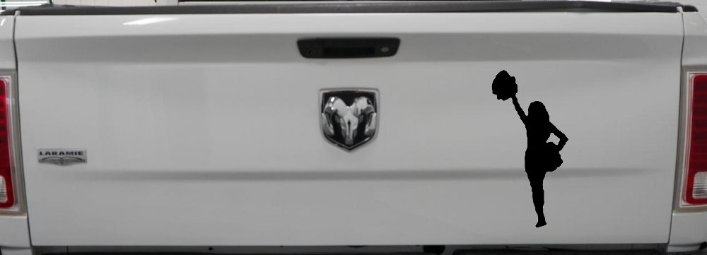 Cheerleader Sports Car or Truck Window Decal Sticker
