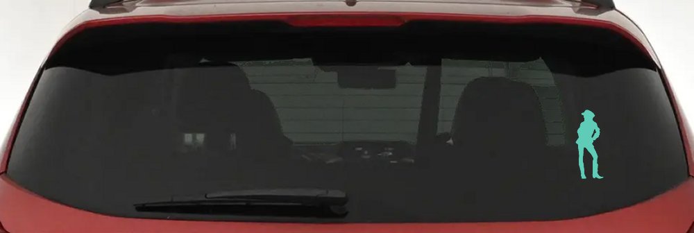 Cowgirl Decal Western Car or Truck Window Decal Sticker