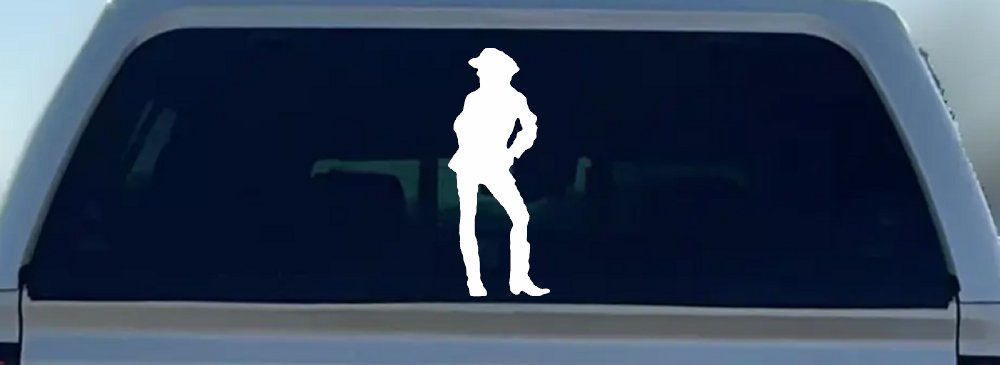 Cowgirl Decal Western Car or Truck Window Decal Sticker