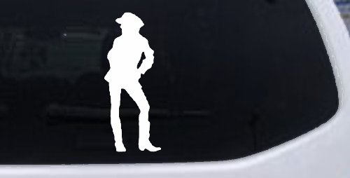 Cowgirl Decal Western Car or Truck Window Decal Sticker