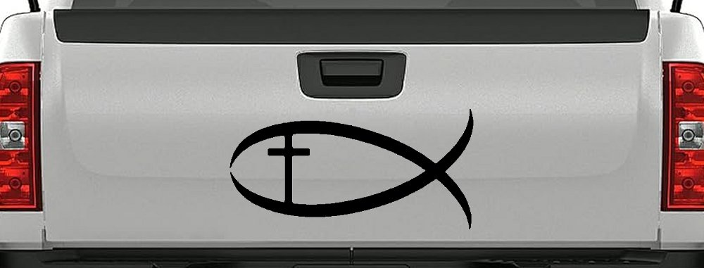 Christian Fish Christian Car or Truck Window Decal Sticker