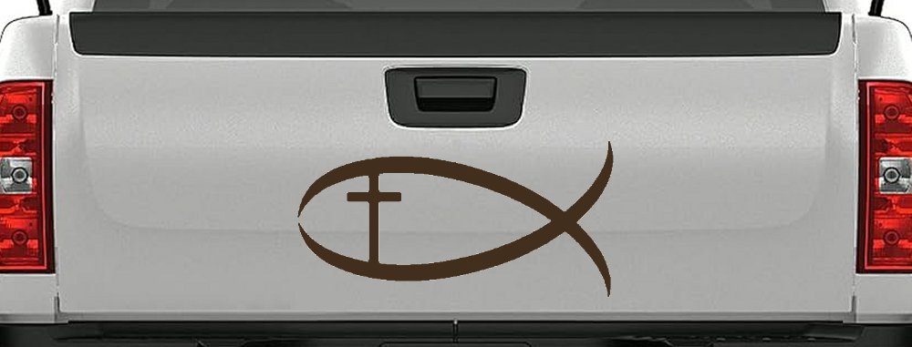 Christian Fish Christian Car or Truck Window Decal Sticker