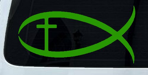 Christian Fish Christian Car or Truck Window Decal Sticker