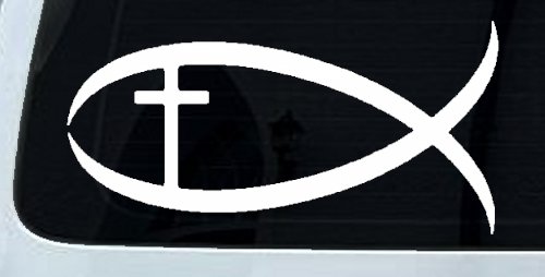 Christian Fish Christian Car or Truck Window Decal Sticker